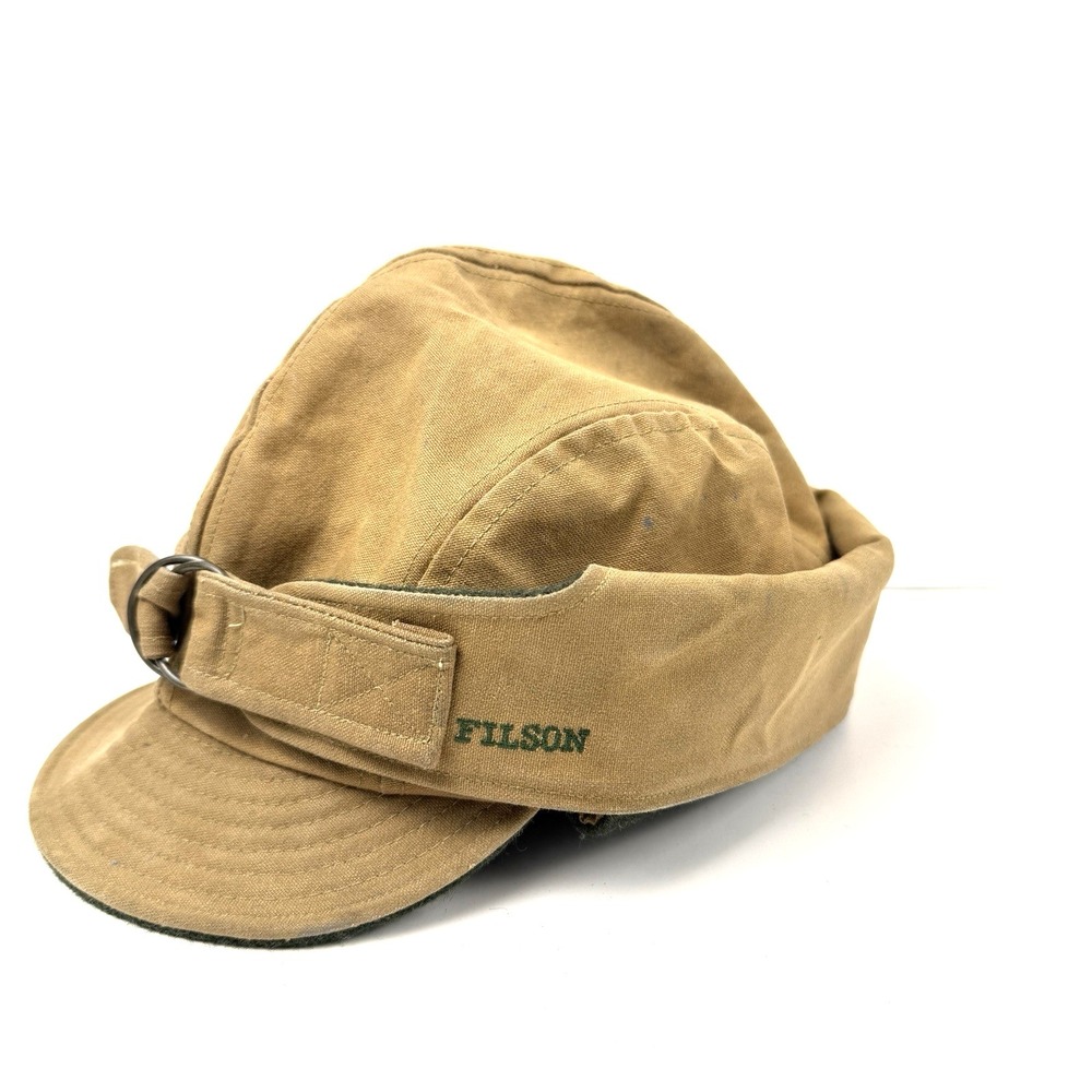 Filson Tin Cloth Wildfowl Insulated Hat Cotton Canvas Wool Hat See Measurements